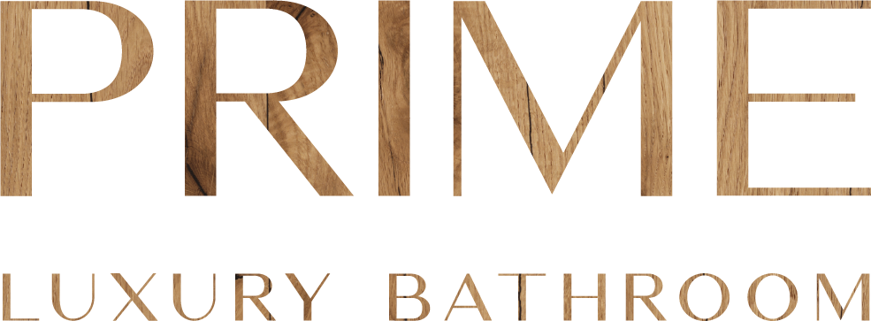 Logo del Sito, Scritta dorata "Prime Luxury Bathroom"